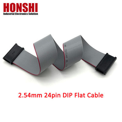 Conector masculino de IDC 6 8 10 12 14 16 18 26 40 Pin 2,54 mm Cajo de cinta plana con empalme