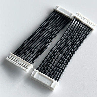 Conjunto de arneses de alambre negro JST PH 2.0 10 Pin Conector de conector masculino femenino