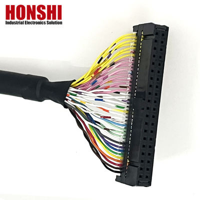 Cable de cinta blindada con certificación UL20276 40P Conexión PLC IDC a cabezal de caja Cable plano