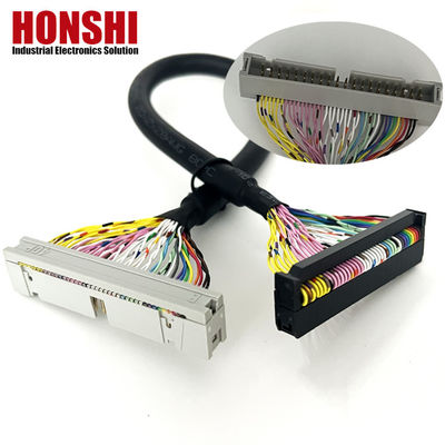 Cable de cinta blindada con certificación UL20276 40P Conexión PLC IDC a cabezal de caja Cable plano