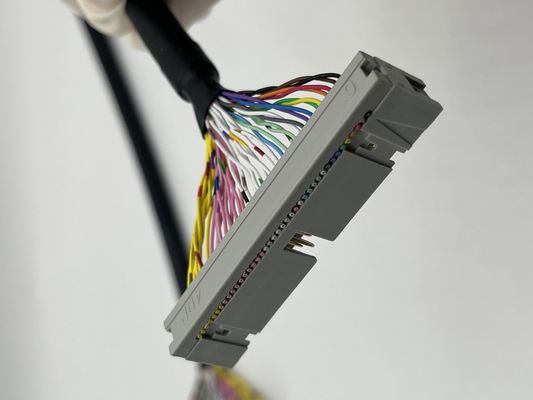 Cable de cinta blindada con certificación UL20276 40P Conexión PLC IDC a cabezal de caja Cable plano
