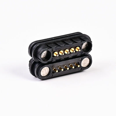 3A 2A Conector magnético de corriente 5P Conector magnético masculino femenino