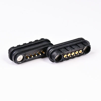 3A 2A Conector magnético de corriente 5P Conector magnético masculino femenino
