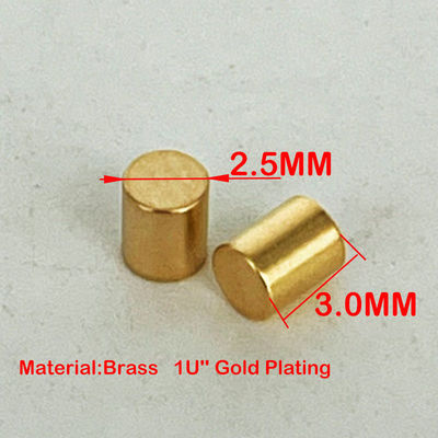 Reel de alta potencia Pack 3A 12V Revestido de oro SMT Pogo Pin 3 mm Alturas 2,5 mm de diámetro