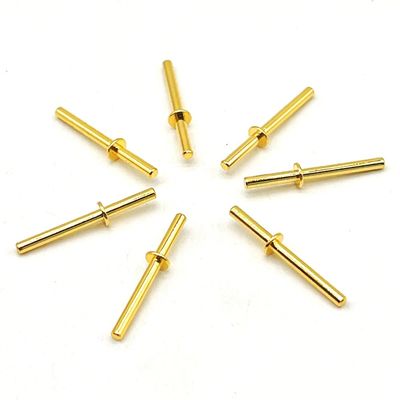 Reel de alta potencia Pack 3A 12V Revestido de oro SMT Pogo Pin 3 mm Alturas 2,5 mm de diámetro