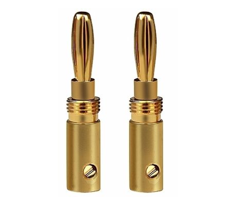 Conector de conector de bala de plomo 2.5mm 3.0mm 3.5mm 4.0mm 4.5mm 5.0mm con pines mecanizados