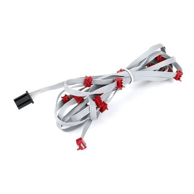 Cable gris de PVC D Sub Flat UL2651 28AWG Micro Match Cable IDC 1,27 mm de altura