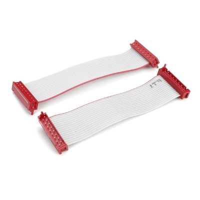 8 pin 10 pin masculino Flat cable ensamblaje IDC cinta de cable rojo Micro conector de coincidencia