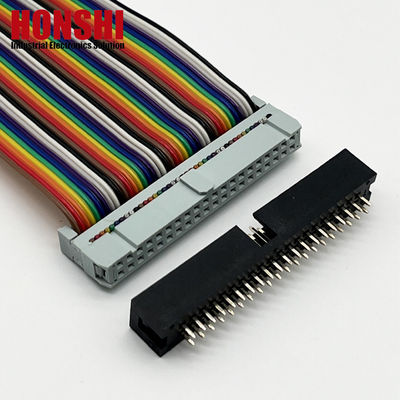 2.54mm IDC a IDC Cable eléctrico plano de 40 pines Cable de cinta multicolor para automóviles