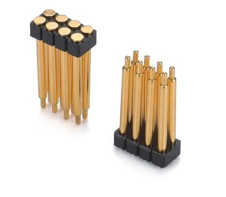 2.0mm Pitch H2.5mm Conector de pin de Pogo masculino para PCB de doble fila de 20 pines