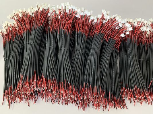 Cables terminales de anillo redondo con material de chaqueta de PVC con arnés de alambre personalizado