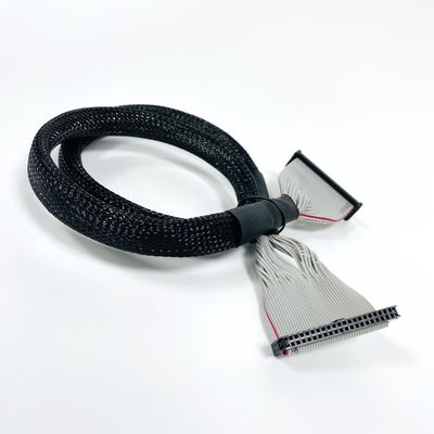 Cable de cinta plana para automóviles IDC de 2,54 mm Material de aislamiento de tono PVC poliéster