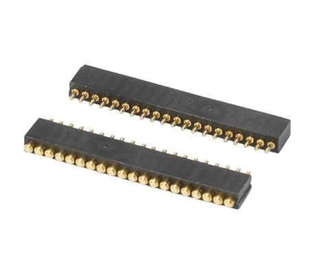 1.27mm H3.8mm Pogo Pin Connector Latón C6801 Material 12 pin conector con precisión