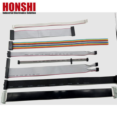 Conector de cable plano de 10 pines gris con cinta de paso de 1,27 mm Cable IDC 10 u" Revestimiento de oro