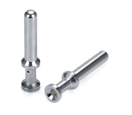 Pina de carga para vehículos eléctricos potencia CNC pin de latón terminal femenino EV pines de carga