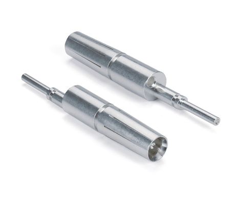 Pina de carga para vehículos eléctricos potencia CNC pin de latón terminal femenino EV pines de carga