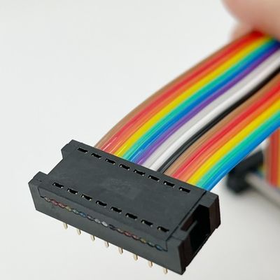 DIP 2.54x7.62mm Cable plano alambre eléctrico a la tabla de conector Arnés de alambre plano