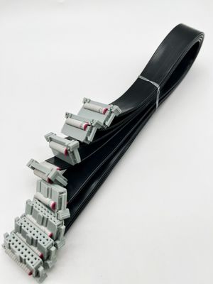 16 pin IDC Flat PVC Cable de cinta con conector de tono de 2,54 mm longitud personalizada