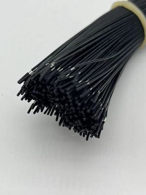 2.54mm Pitch 4 Pin Dupont Cable Asamblea UL1007 24awg Negro longitud personalizada