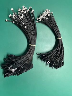 Arnés de alambre eléctrico de longitud personalizada Dupont 4 pin para el conector JST SH 1.0 4 pin