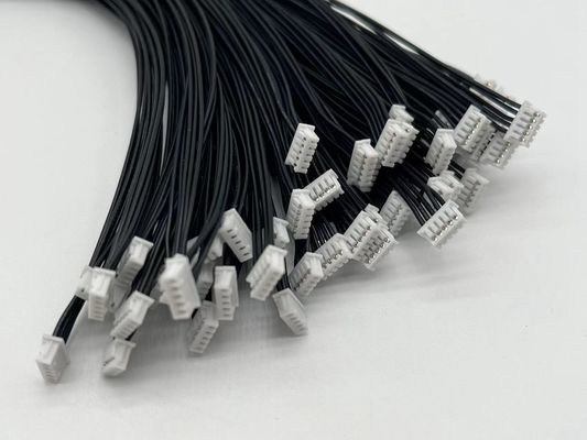 Arnés de alambre eléctrico de longitud personalizada Dupont 4 pin para el conector JST SH 1.0 4 pin