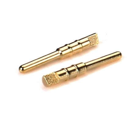 OEM CNC de latón Machined Pins Contactos Automático Proceso del torno Tamaño personalizado