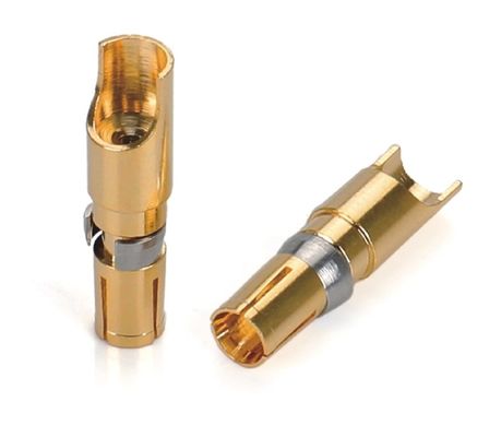 OEM CNC de latón Machined Pins Contactos Automático Proceso del torno Tamaño personalizado