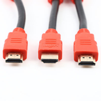 Reunión de cable moldeado dorado 4K HDTVI 1.4 2.0 Cable 30AWG Para PC TV