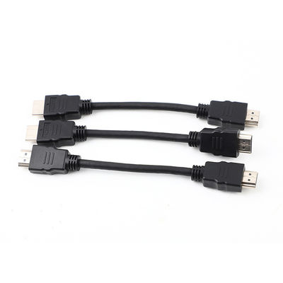 Reunión de cable moldeado dorado 4K HDTVI 1.4 2.0 Cable 30AWG Para PC TV