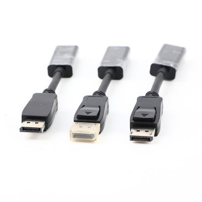 DP Hombre a HDTV Hombre HDTV Adaptador de cable 4K 30HZ Transferencia de datos de carga rápida
