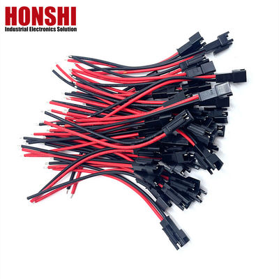JST SM Conjunto de cables de conector 2 3 4 5 6 Pin Arneses de cableado masculino femenino