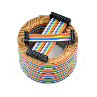 Cable de cinta de 12 pines de 2,54 mm personalizado Socket IDC UL2651 28AWG