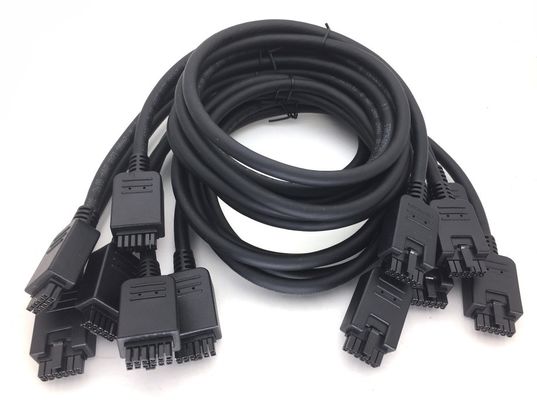 14 Pin Micro Fit 3.0 Reunión de cable moldeado por sobremoldado UL20276 430251400