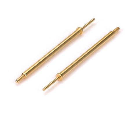 Conector pines mecanizados 2.0x18.5mm dorado terminal pin de bronce pin de punto de contacto