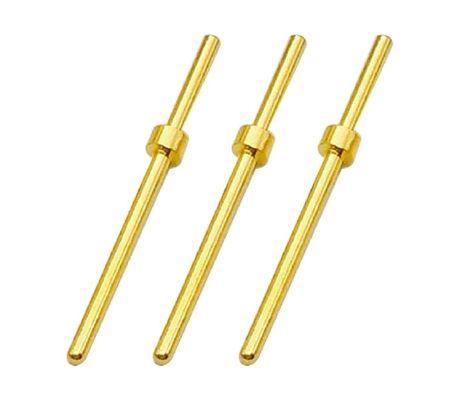 Conector pines mecanizados 2.0x18.5mm dorado terminal pin de bronce pin de punto de contacto