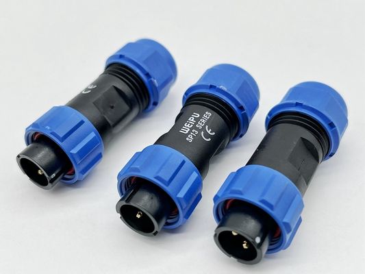 Conectores de alambre circular IP67 impermeables tipo DIN conector masculino 2 3 4 5 6 8 10 12 pin