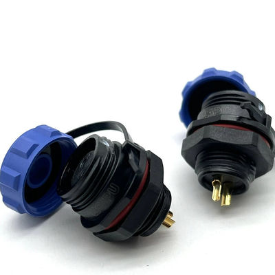 Conector de alambre circular impermeable 2 3 4 5 6 8 10 12 Pin Conector de conector masculino femenino