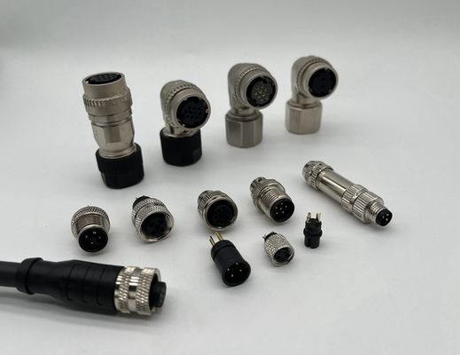 Conector de alambre circular impermeable 2 3 4 5 6 8 10 12 Pin Conector de conector masculino femenino