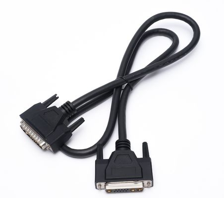 Cable D Sub personalizado 13W3 Conector de alimentación blindado DB9 DB15 Cable de hombre a mujer