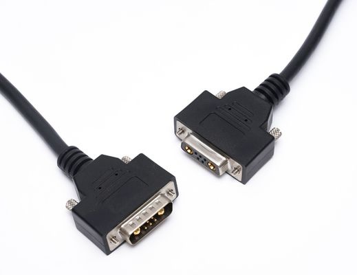 Cable D Sub personalizado 13W3 Conector de alimentación blindado DB9 DB15 Cable de hombre a mujer