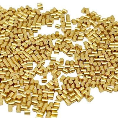 Pinos mecanizados de latón personalizados Pad SMT Tipo Revestimiento de oro 1,5 mm Hombre para conexiones