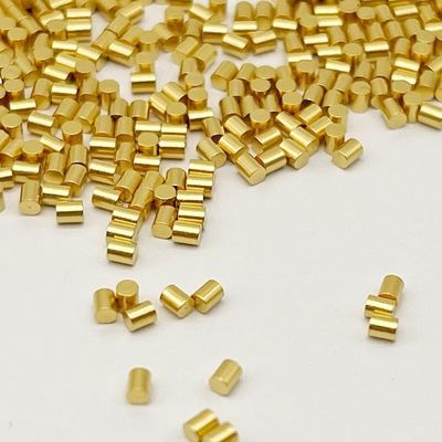 Pinos mecanizados de latón personalizados Pad SMT Tipo Revestimiento de oro 1,5 mm Hombre para conexiones