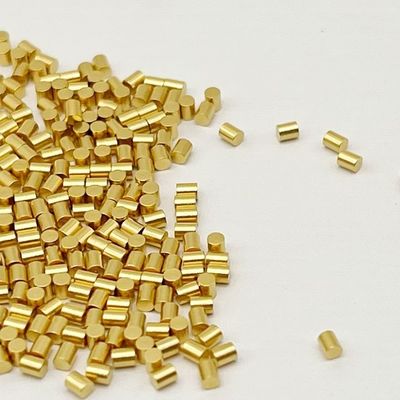 Pinos mecanizados de latón personalizados Pad SMT Tipo Revestimiento de oro 1,5 mm Hombre para conexiones