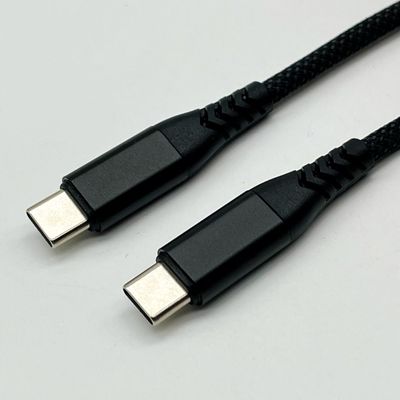 1m Black USB Molded Cable Assembly UL2725 28Awg para sincronización y carga rápida de datos