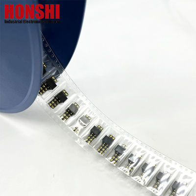 2.54mm Conector de pin Pogo de alta corriente Femenino 2x7P Revestido de oro H2.5 SMT Tipo para PCB