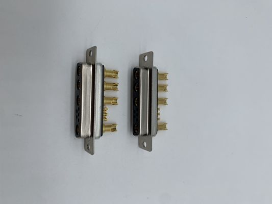Conector de alimentación para automóviles D SUB 9W4 Soldador femenino de latón C3604 para cable