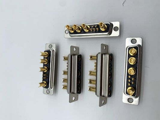 Conector de alimentación para automóviles D SUB 9W4 Soldador femenino de latón C3604 para cable