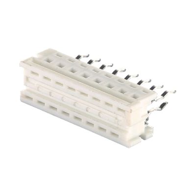 Conectores de cable de cinta de 6 a 24 pines de 2,54 mm UL2651 Blanco IDC