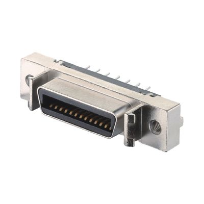 HPCN Conector de cable a tabla MDR SCSI Pitch 1.27mm 14 pines Conector masculino femenino