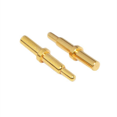 10.65mm de latón de resorte cargado Pin SMT Tipo Pogo dorado Pino para conexiones de temperatura